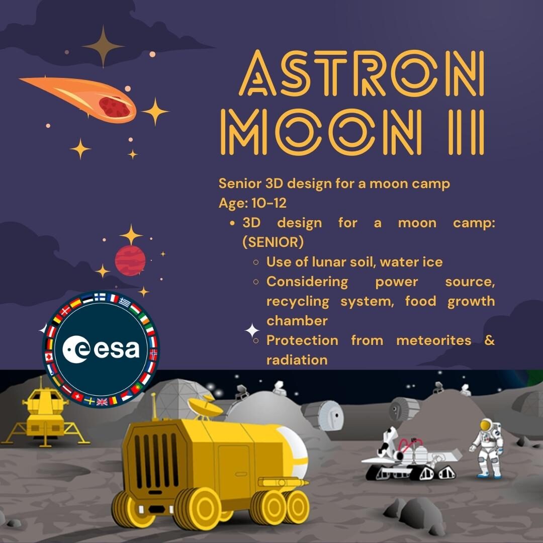 ESA Moon Camp Challenges & 60pins